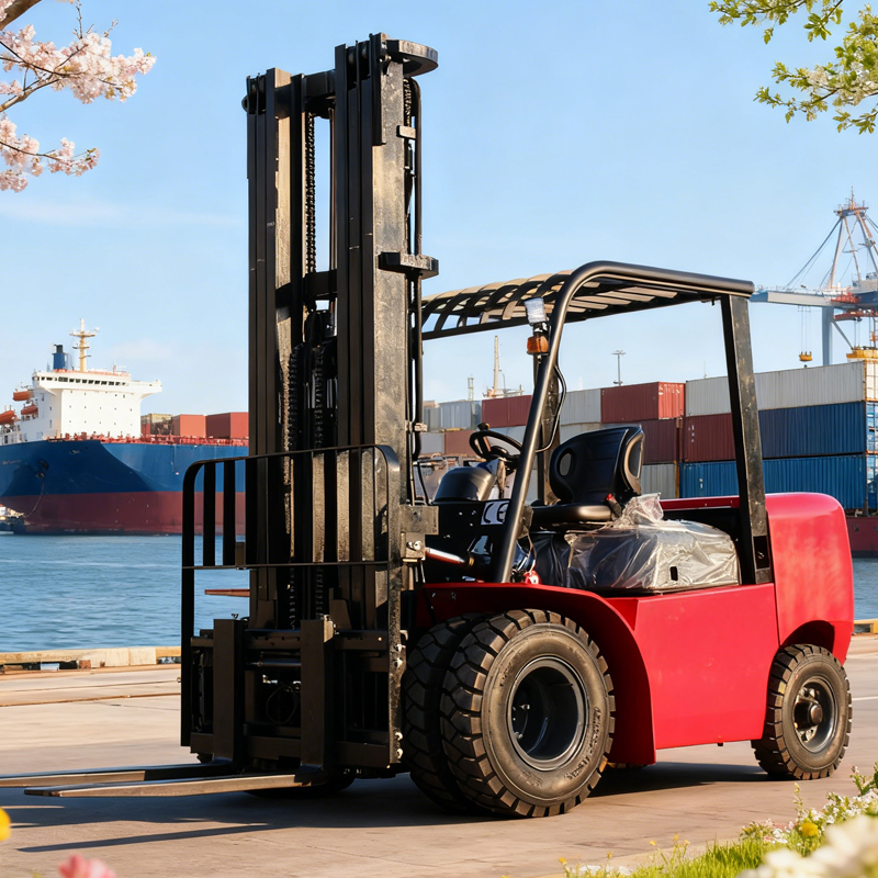 Heavy Equipment Lift - Empilhadeira Diesel de 8 Toneladas para